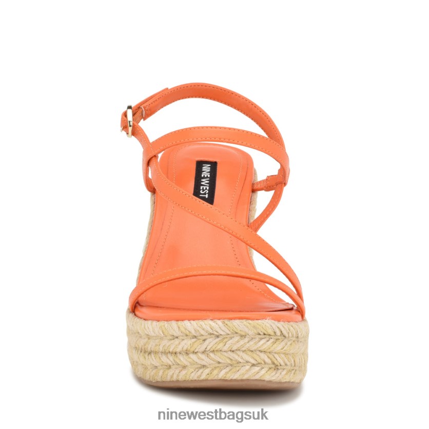 Nine West Jills Espadrille Wedge Sandals RFX40B1132 - Nine West Bags UK Orange