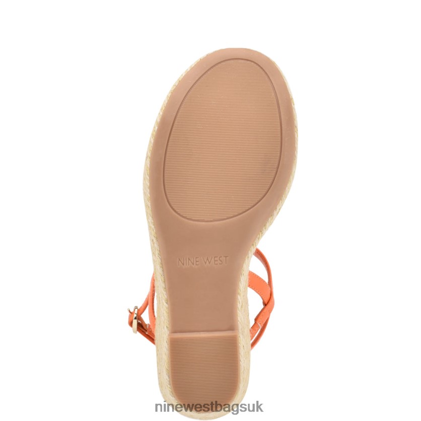 Nine West Jills Espadrille Wedge Sandals RFX40B1132 - Nine West Bags UK Orange
