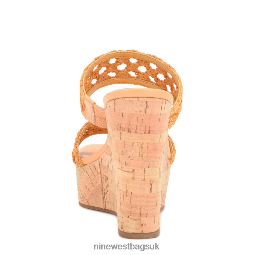 Nine West Kalani Wedge Sandals RFX40B740 - Nine West Bags UK Yellow