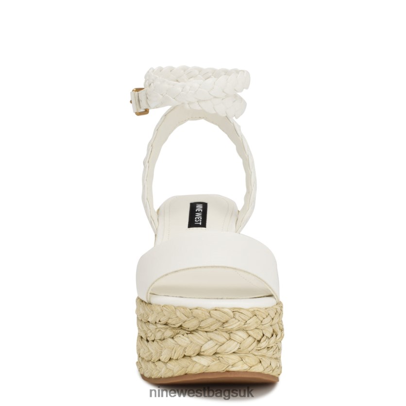 Nine West Keily Espadrille Wedge Sandals RFX40B751 - Nine West UK Sale White