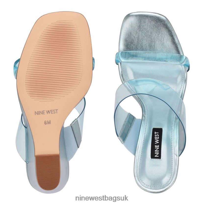 Nine West Nats Wedge Sandals RFX40B1915 - Nine West UK Sale Blue