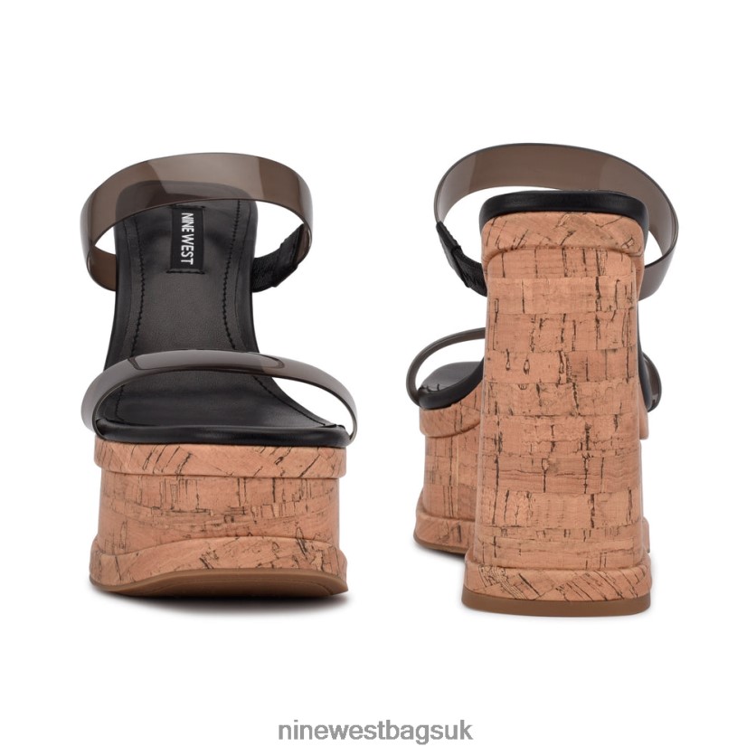 Nine West Rapps Platform Wedge Sandals RFX40B776 - Nine West Bags UK