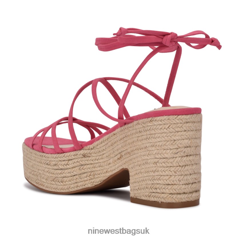 Nine West Riplee Ankle Wrap Platform Sandals RFX40B797 - Nine West UK