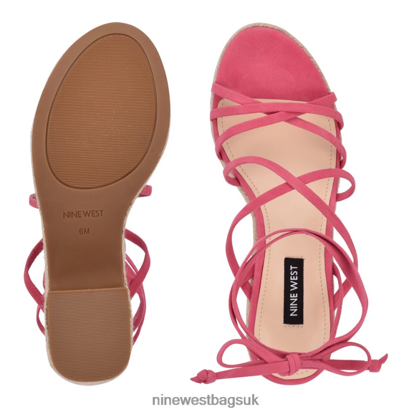 Nine West Riplee Ankle Wrap Platform Sandals RFX40B797 - Nine West UK