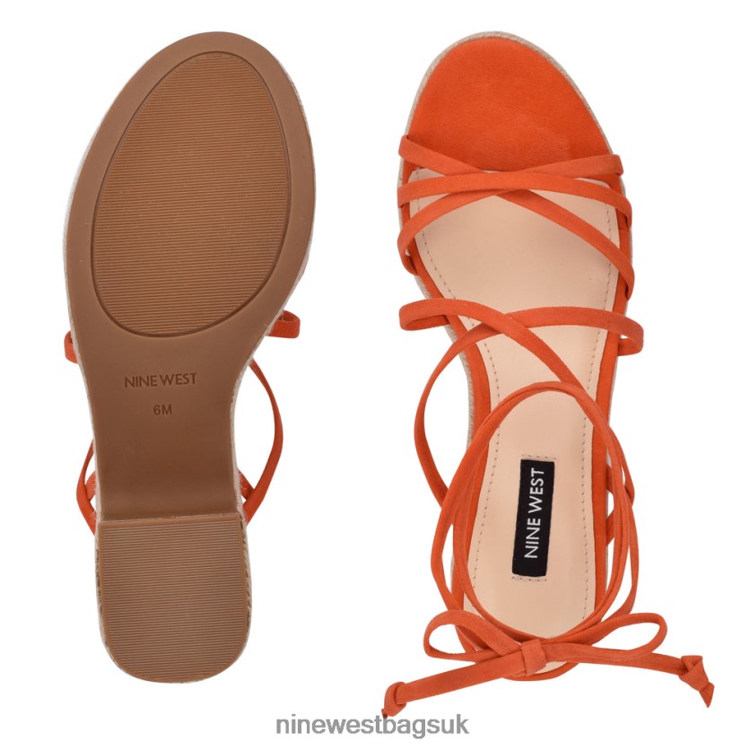 Nine West Riplee Ankle Wrap Platform Sandals RFX40B798 - Nine West Sandals UK