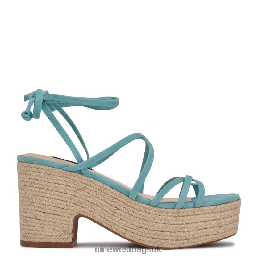 Nine West Riplee Ankle Wrap Platform Sandals RFX40B799 - Nine West UK Sale