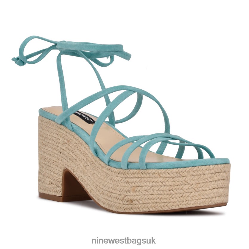 Nine West Riplee Ankle Wrap Platform Sandals RFX40B799 - Nine West UK Sale
