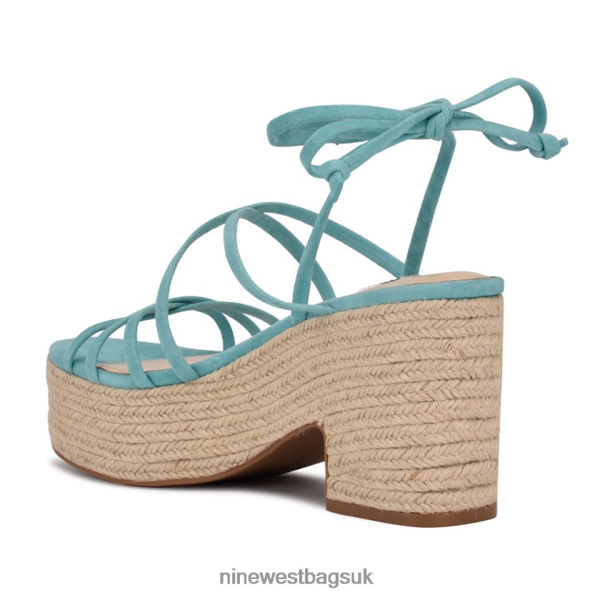 Nine West Riplee Ankle Wrap Platform Sandals RFX40B799 - Nine West UK Sale