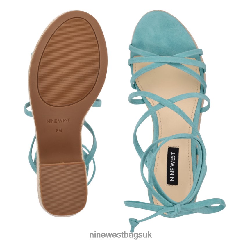 Nine West Riplee Ankle Wrap Platform Sandals RFX40B799 - Nine West UK Sale