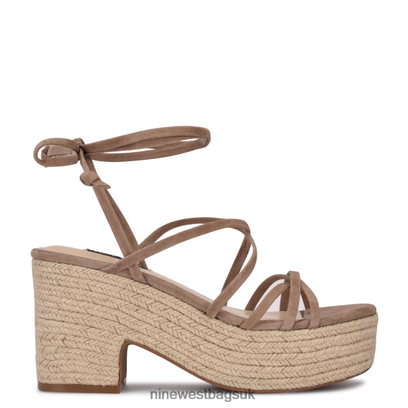 Nine West Riplee Ankle Wrap Platform Sandals RFX40B800 - Nine West Bags UK