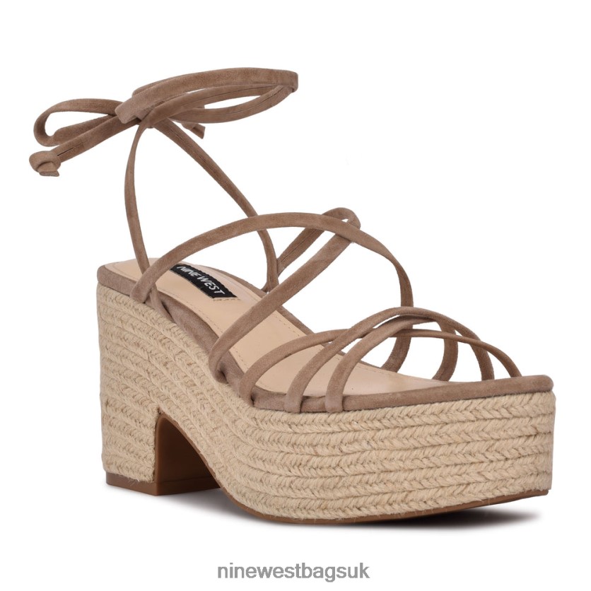 Nine West Riplee Ankle Wrap Platform Sandals RFX40B800 - Nine West Bags UK