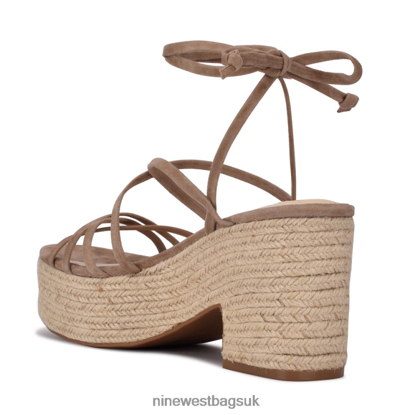Nine West Riplee Ankle Wrap Platform Sandals RFX40B800 - Nine West Bags UK
