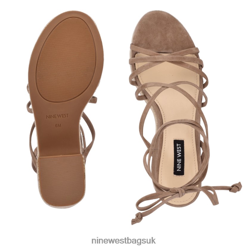 Nine West Riplee Ankle Wrap Platform Sandals RFX40B800 - Nine West Bags UK