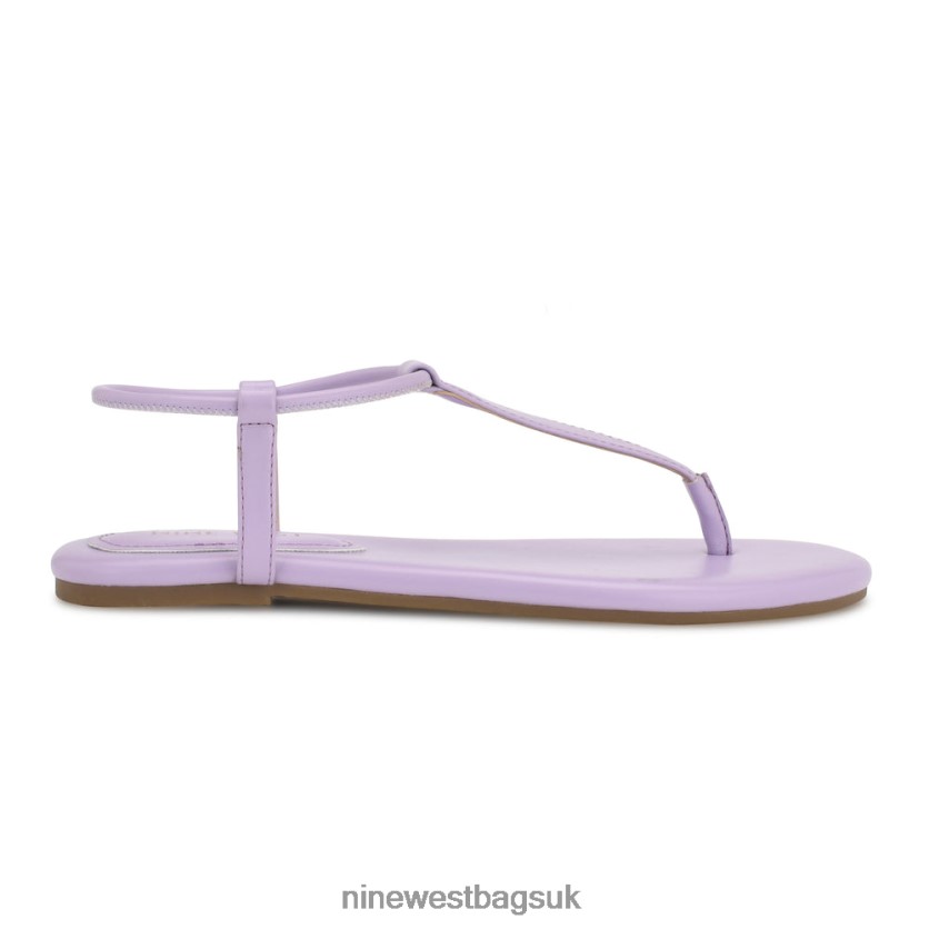 Nine West Bassie Flat Sandals RFX40B23 - Nine West UK Sale Light Purple