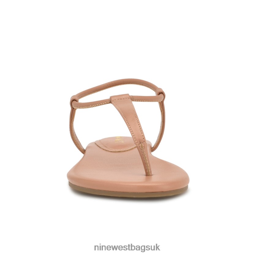 Nine West Bassie Flat Sandals RFX40B38 - Nine West Sandals UK Light Tan