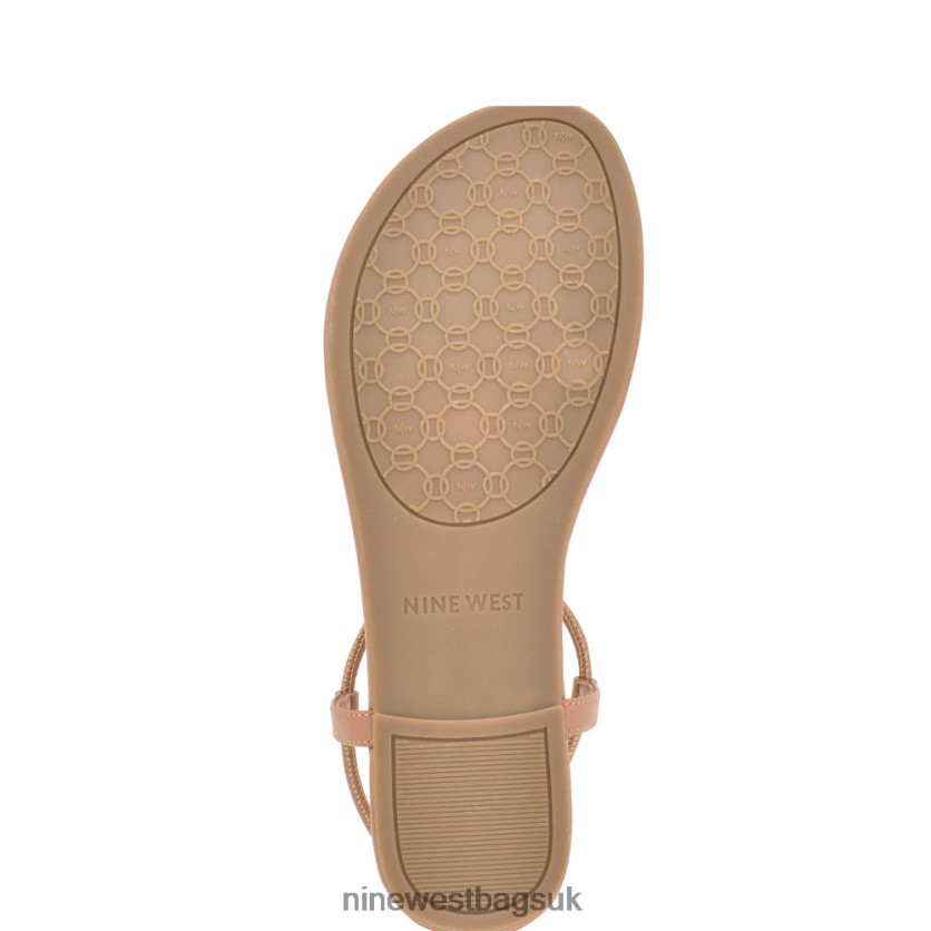 Nine West Bassie Flat Sandals RFX40B38 - Nine West Sandals UK Light Tan