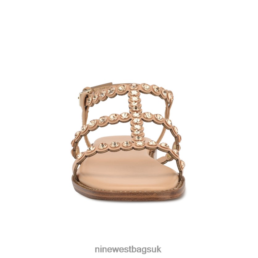 Nine West Emely Flat Sandals RFX40B9 - Nine West UK Light Natural