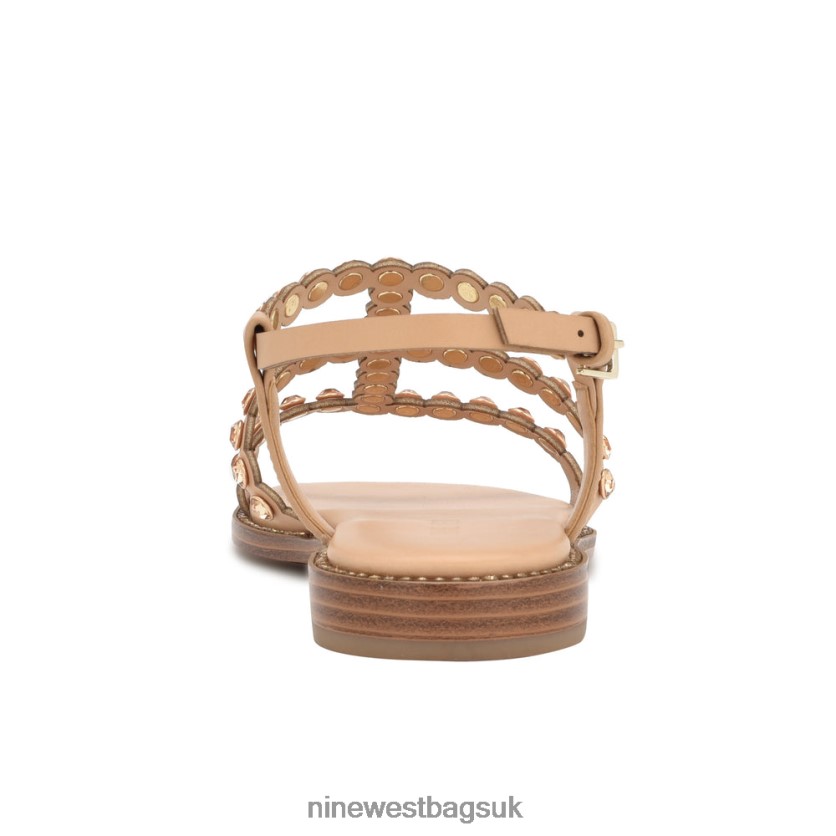Nine West Emely Flat Sandals RFX40B9 - Nine West UK Light Natural