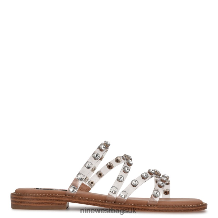 Nine West Evan Flat Slide Sandals RFX40B76 - Nine West Bags UK