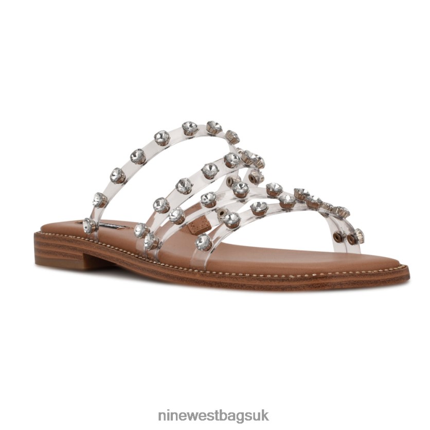 Nine West Evan Flat Slide Sandals RFX40B76 - Nine West Bags UK