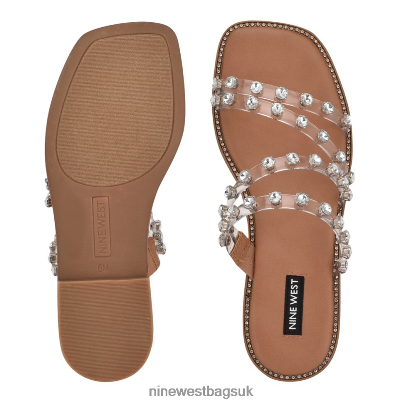 Nine West Evan Flat Slide Sandals RFX40B76 - Nine West Bags UK