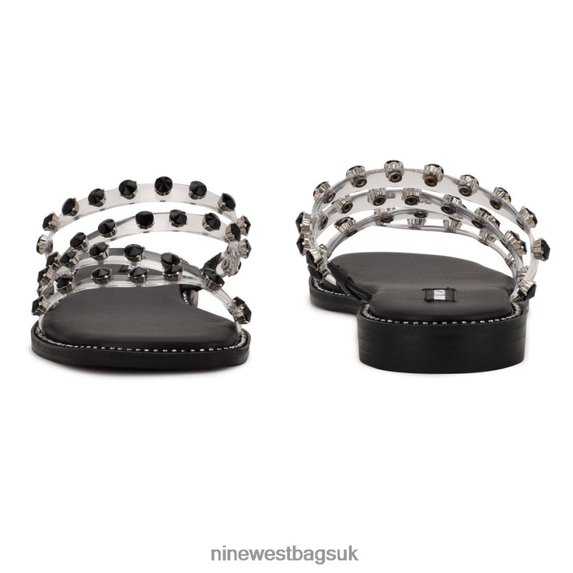 Nine West Evan Flat Slide Sandals RFX40B78 - Nine West Sandals UK