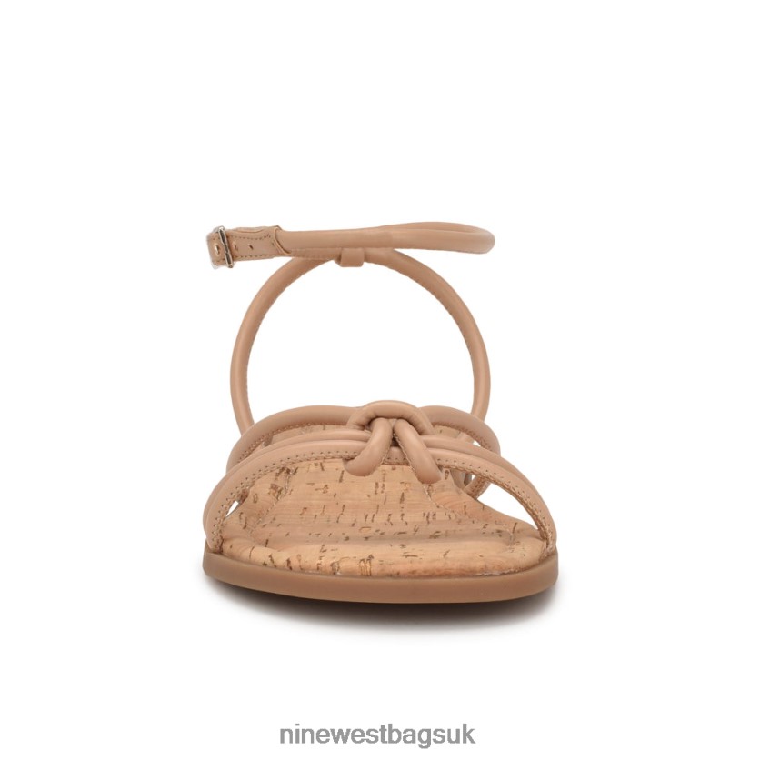 Nine West Hanklee Ankle Strap Flat Sandals RFX40B1069 - Nine West UK Warm Blush