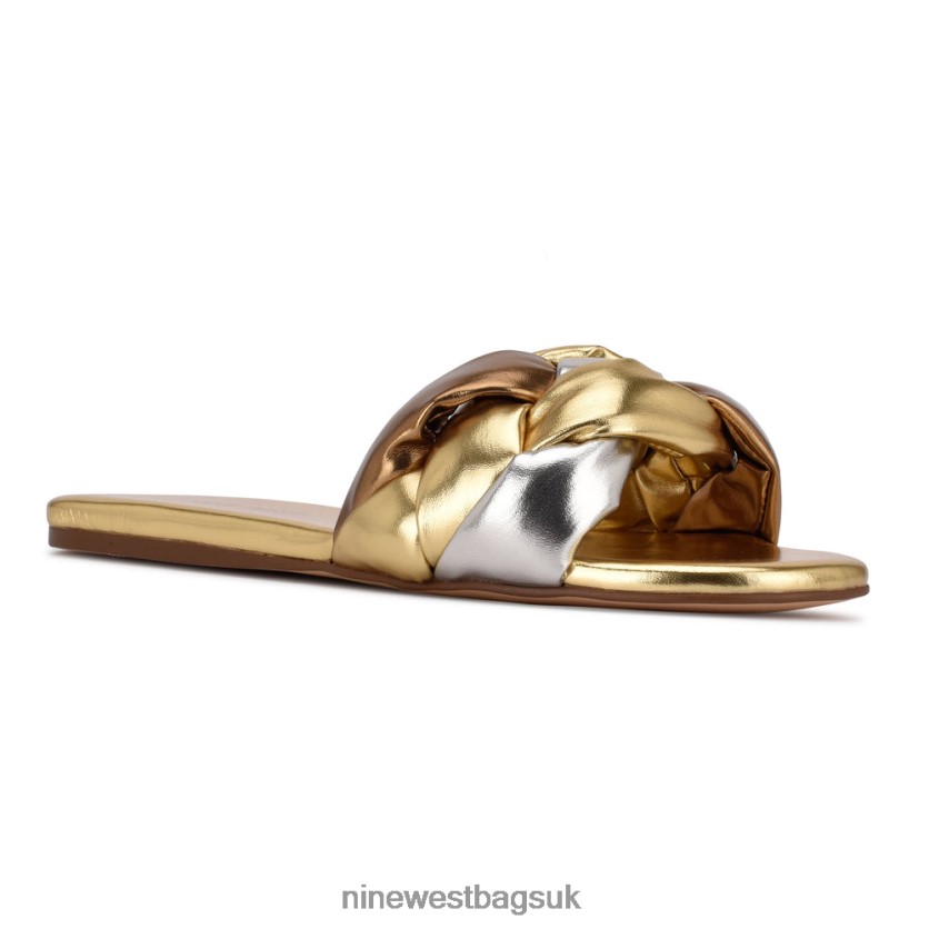 Nine West Lula Flat Slide Sandals RFX40B104 - Nine West Bags UK