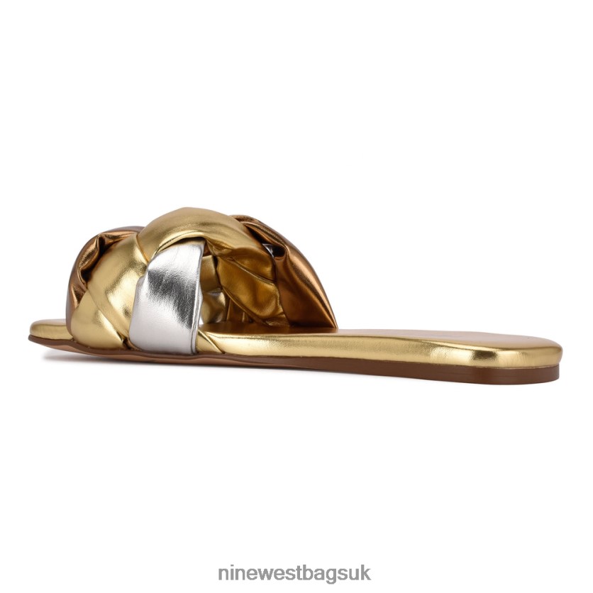 Nine West Lula Flat Slide Sandals RFX40B104 - Nine West Bags UK