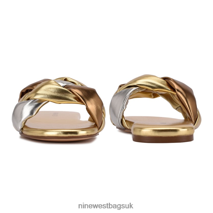 Nine West Lula Flat Slide Sandals RFX40B104 - Nine West Bags UK