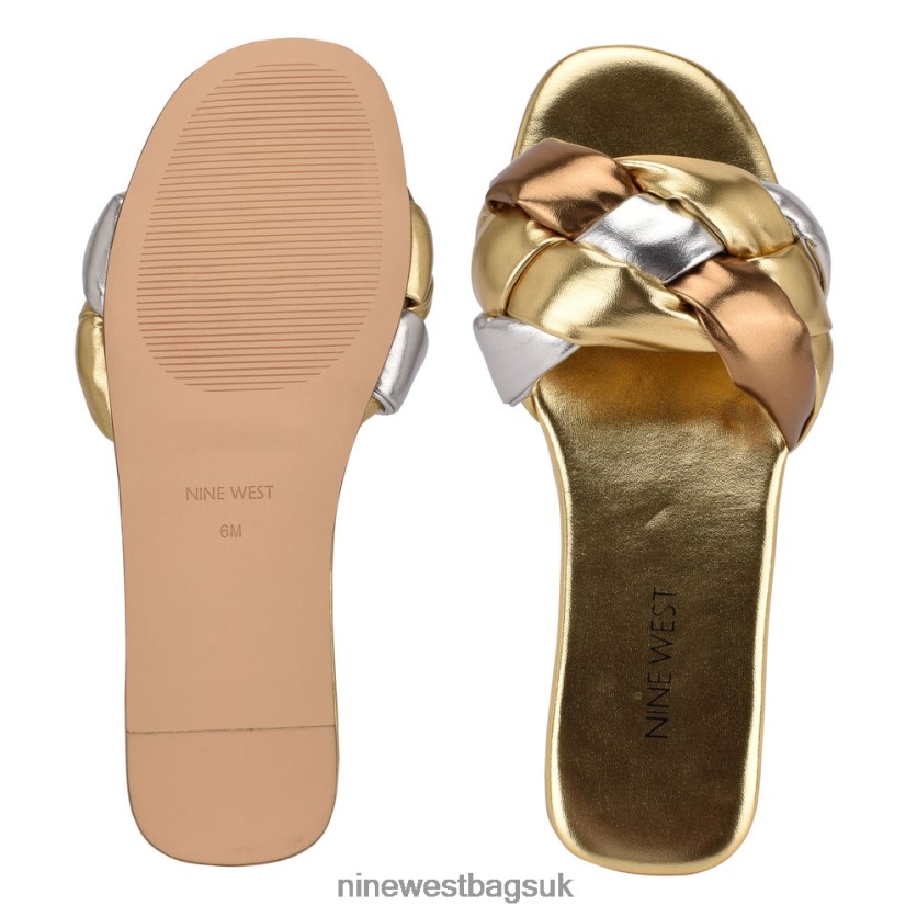 Nine West Lula Flat Slide Sandals RFX40B104 - Nine West Bags UK