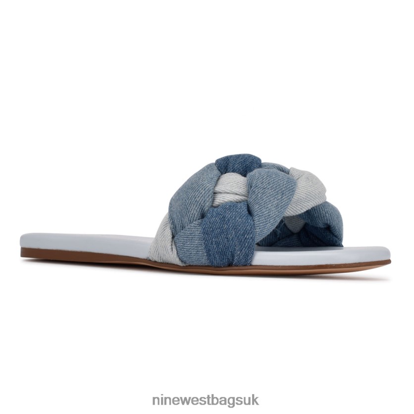 Nine West Lula Flat Slide Sandals RFX40B105 - Nine West UK