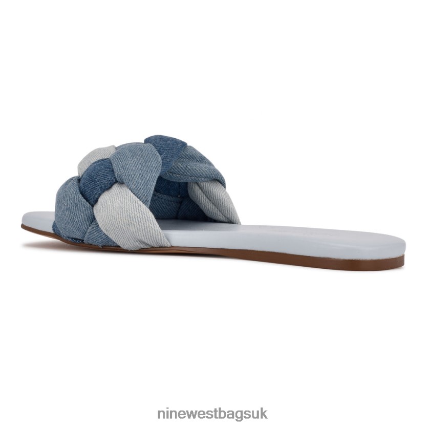 Nine West Lula Flat Slide Sandals RFX40B105 - Nine West UK