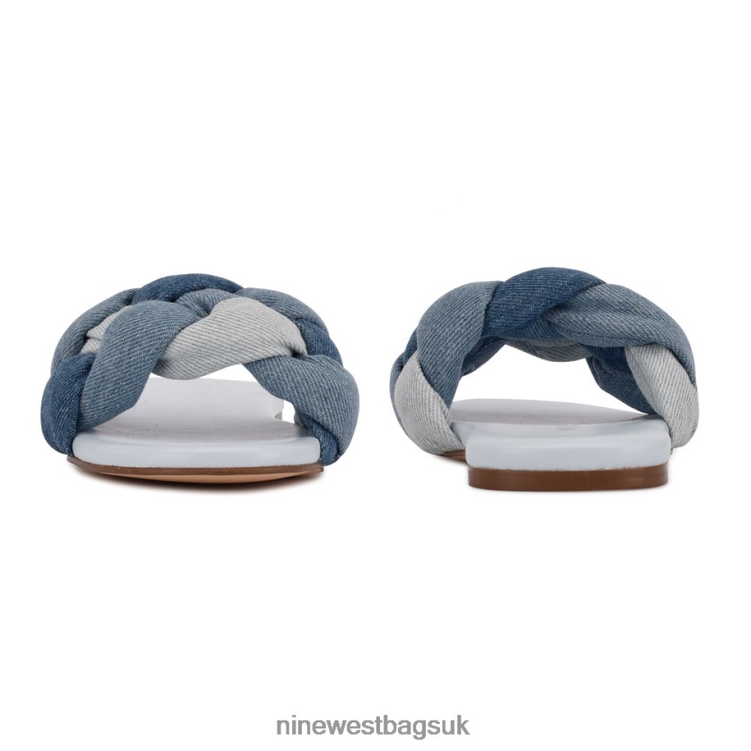 Nine West Lula Flat Slide Sandals RFX40B105 - Nine West UK