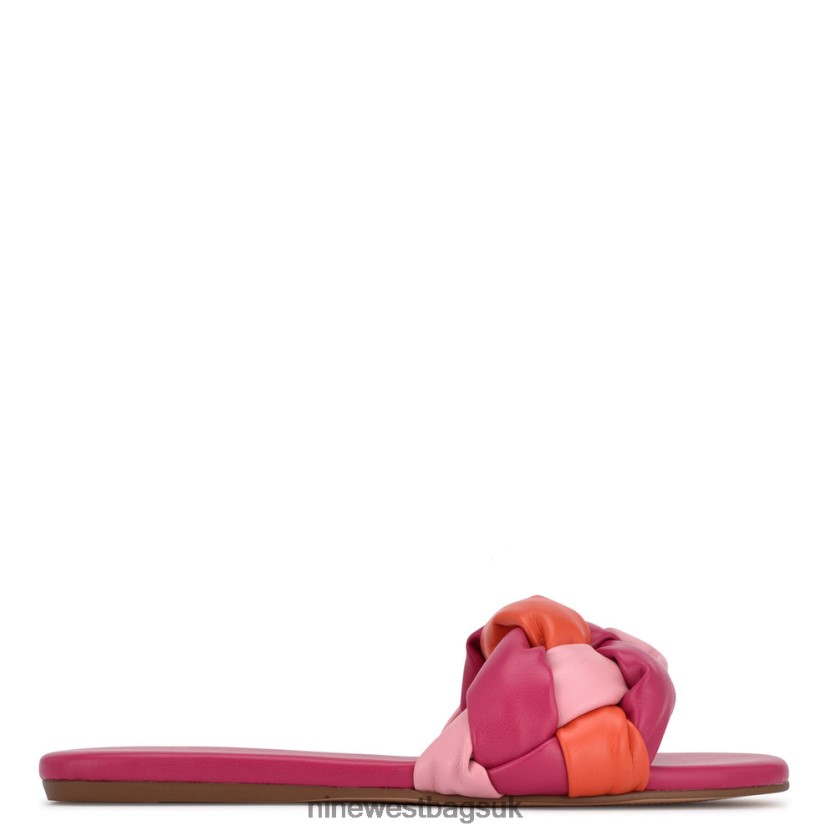 Nine West Lula Flat Slide Sandals RFX40B106 - Nine West Sandals UK