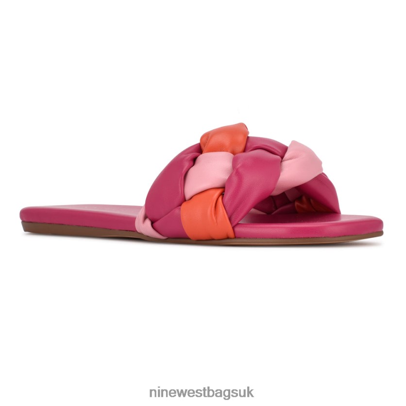 Nine West Lula Flat Slide Sandals RFX40B106 - Nine West Sandals UK