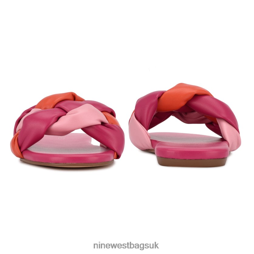 Nine West Lula Flat Slide Sandals RFX40B106 - Nine West Sandals UK