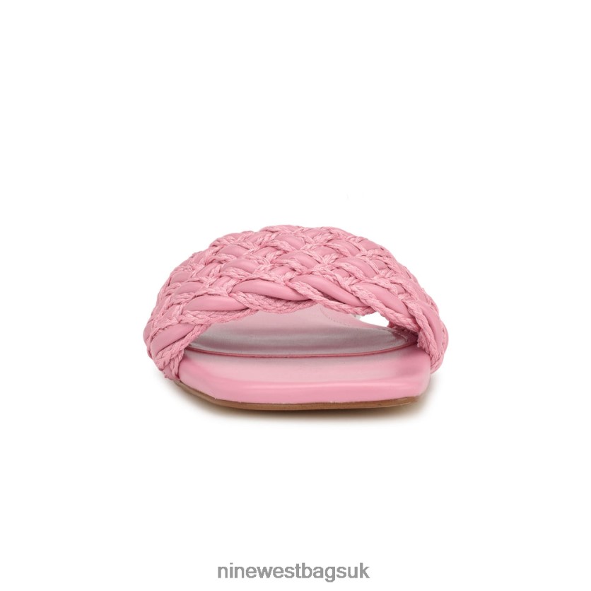 Nine West Maci Flat Slide Sandals RFX40B5 - Nine West UK Pink