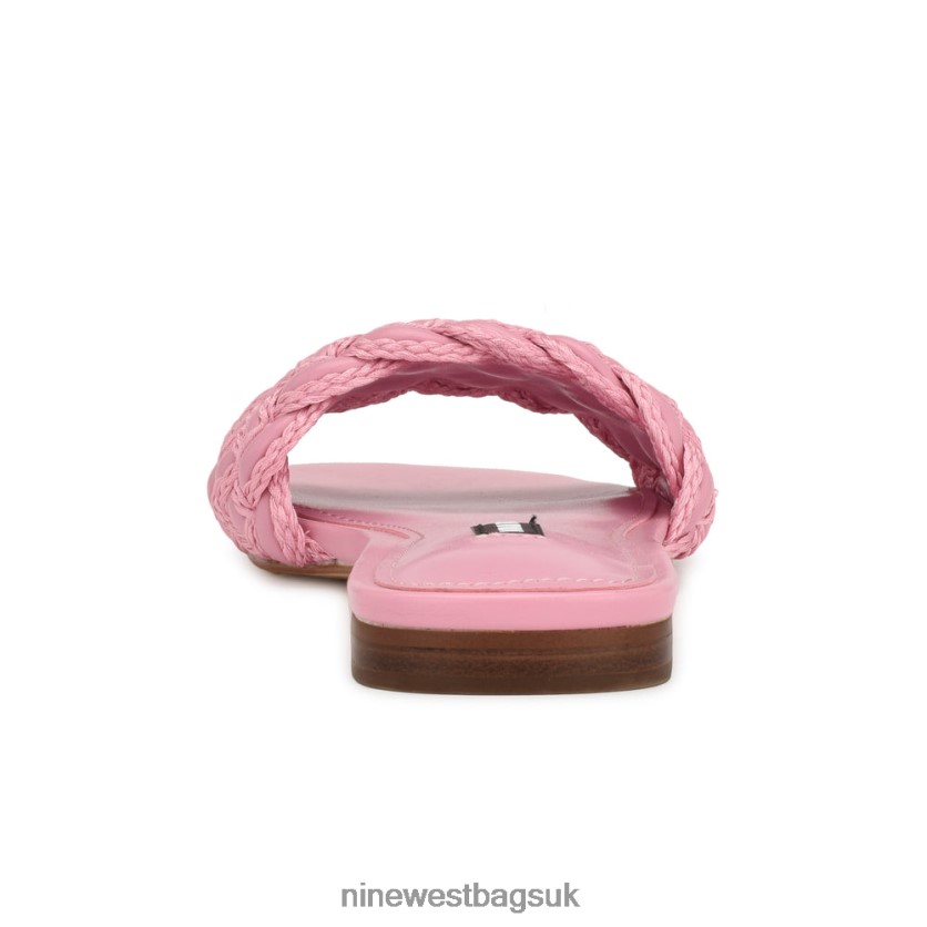 Nine West Maci Flat Slide Sandals RFX40B5 - Nine West UK Pink