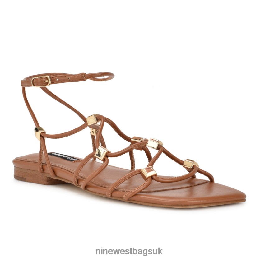 Nine West Majah Strappy Flat Sandals RFX40B16 - Nine West Bags UK New Luggage