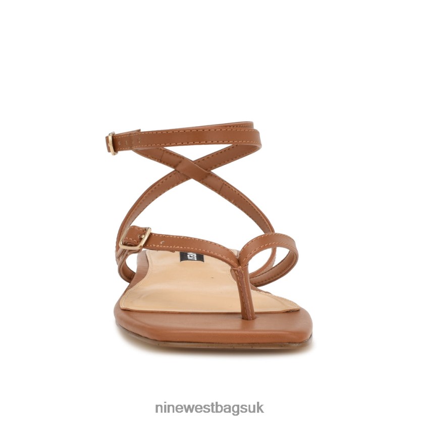 Nine West Nelson Ankle Wrap Flat Sandals RFX40B36 - Nine West Bags UK New Luggage