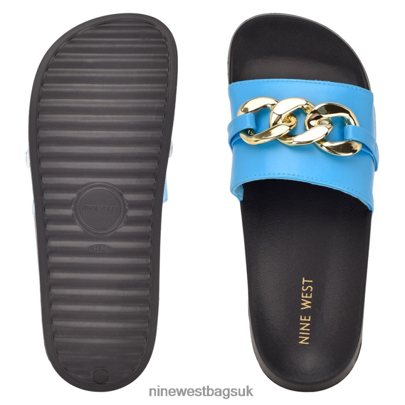 Nine West Slinks Flat Slide Sandals RFX40B70 - Nine West Sandals UK