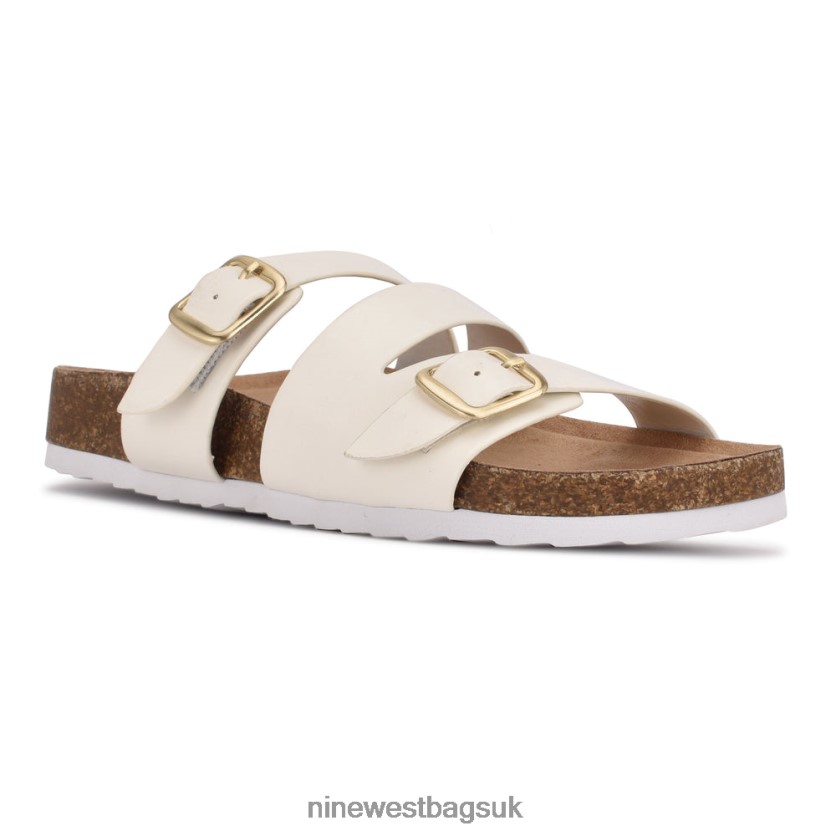 Nine West Sommie Flat Slide Sandals RFX40B83 - Nine West UK Sale