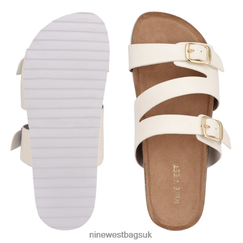 Nine West Sommie Flat Slide Sandals RFX40B83 - Nine West UK Sale