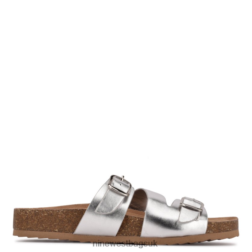 Nine West Sommie Flat Slide Sandals RFX40B84 - Nine West Bags UK