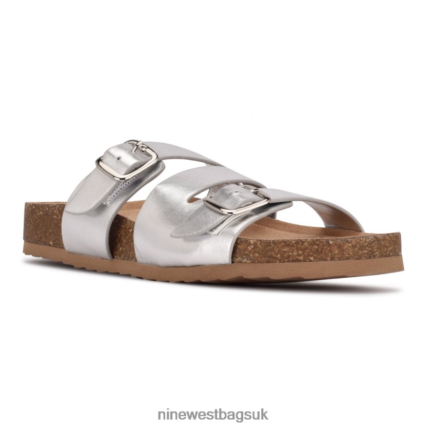 Nine West Sommie Flat Slide Sandals RFX40B84 - Nine West Bags UK