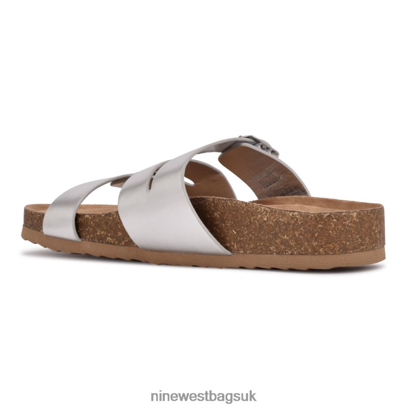 Nine West Sommie Flat Slide Sandals RFX40B84 - Nine West Bags UK