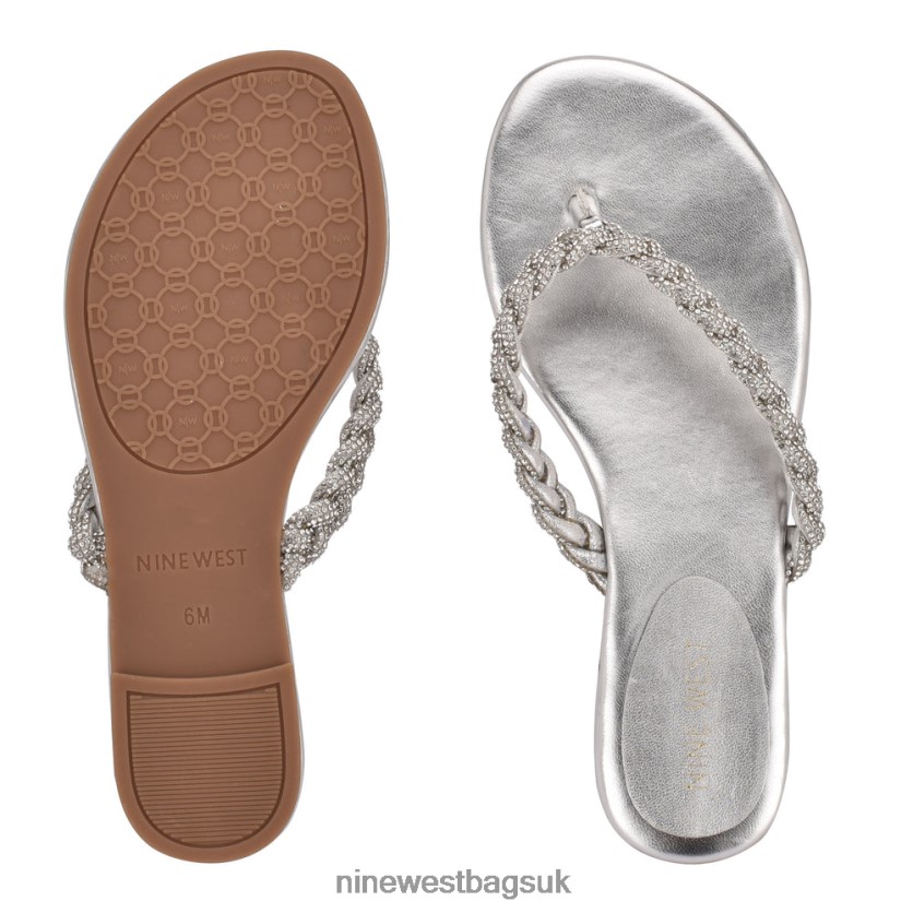 Nine West Tinee Flat Slide Sandals RFX40B115 - Nine West UK Sale