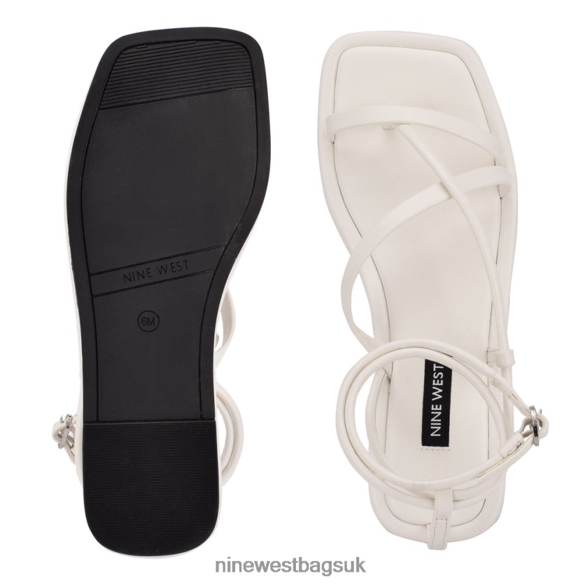Nine West Waren Strappy Flat Sandals RFX40B118 - Nine West Sandals UK