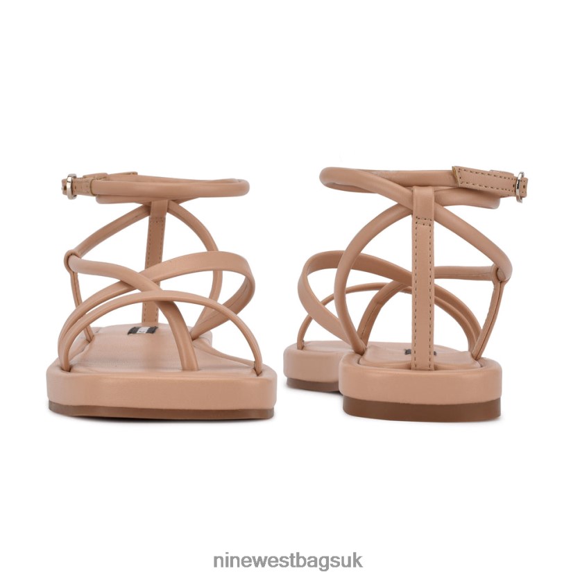 Nine West Waren Strappy Flat Sandals RFX40B119 - Nine West UK Sale